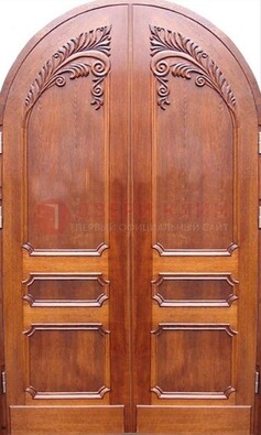 Металлическая арочная дверь ДА-9 в салон красоты в Электроуглях