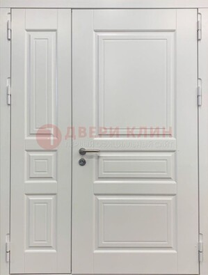 Полуторная светлая металлическая дверь с МДФ ДМ-336 в Электроуглях