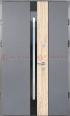 Полуторная металлическая дверь с МДФ ДМ-503 в Электроуглях