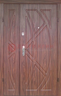 Железная тамбурная полуторная дверь с МДФ ПЛ-7 в Электроуглях